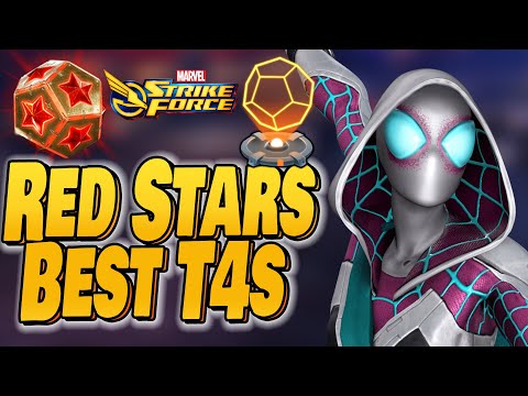 Ghost Spider Red Star Opening - T4s and Iso 8 Recommendations - Marvel Strike Force - MSF
