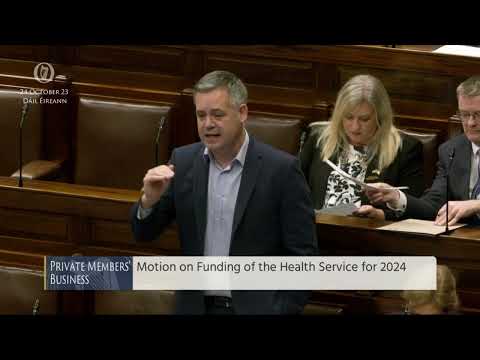 Government DELIBERATELY underfunded health in the Budget Pearse Doherty TD