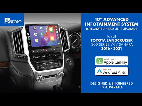 First Look | Brand New Toyota Land Cruiser 200 Series 2016-2021 Sahara/VX Head Unit Upgrade