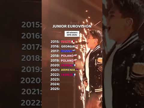 All winners JESC 2015-2025🏆 who is your winner ? #eurovision #jesc2025 #jesc #junioreurovision