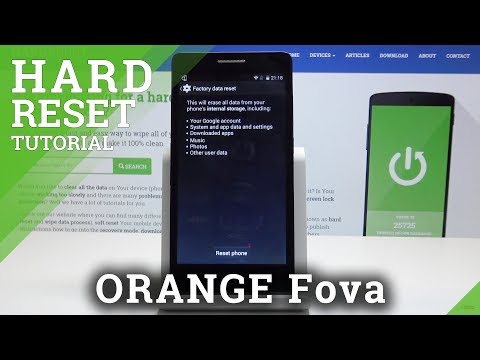 How to Hard Reset Orange Fova - Factory Reset Tutorial