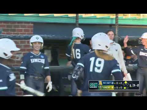 UNCW Softball | Highlights vs NC A&T, 03-21-25