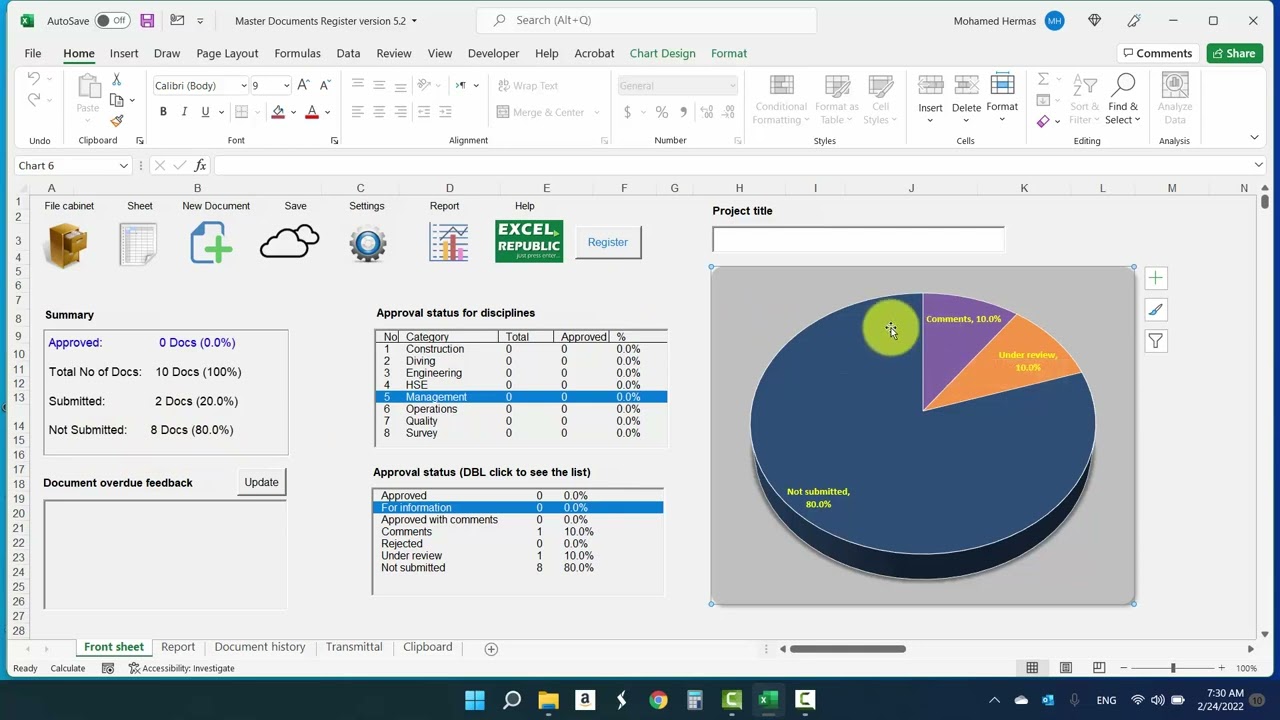 Automated Master Document Register - Quick testing tutorial