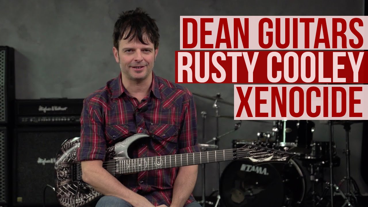 Dean Guitars Rusty Cooley 6 String Xenocide - YouTube