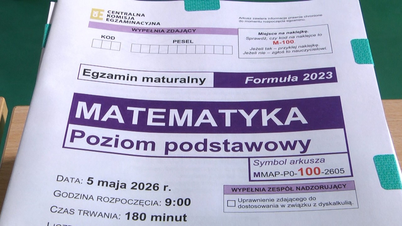 Maturzyści zmierzyli się z matematyką