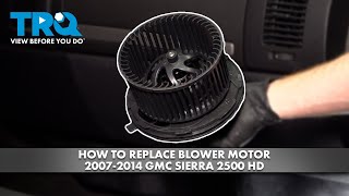 Guide to the 2009-2014 GMC Sierra 1500 HVAC Blower Motor Resistor | Go ...