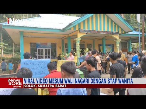 Video Mesum Viral, Kepala Desa di Solok Didemo Warga #iNewsSore 26/05