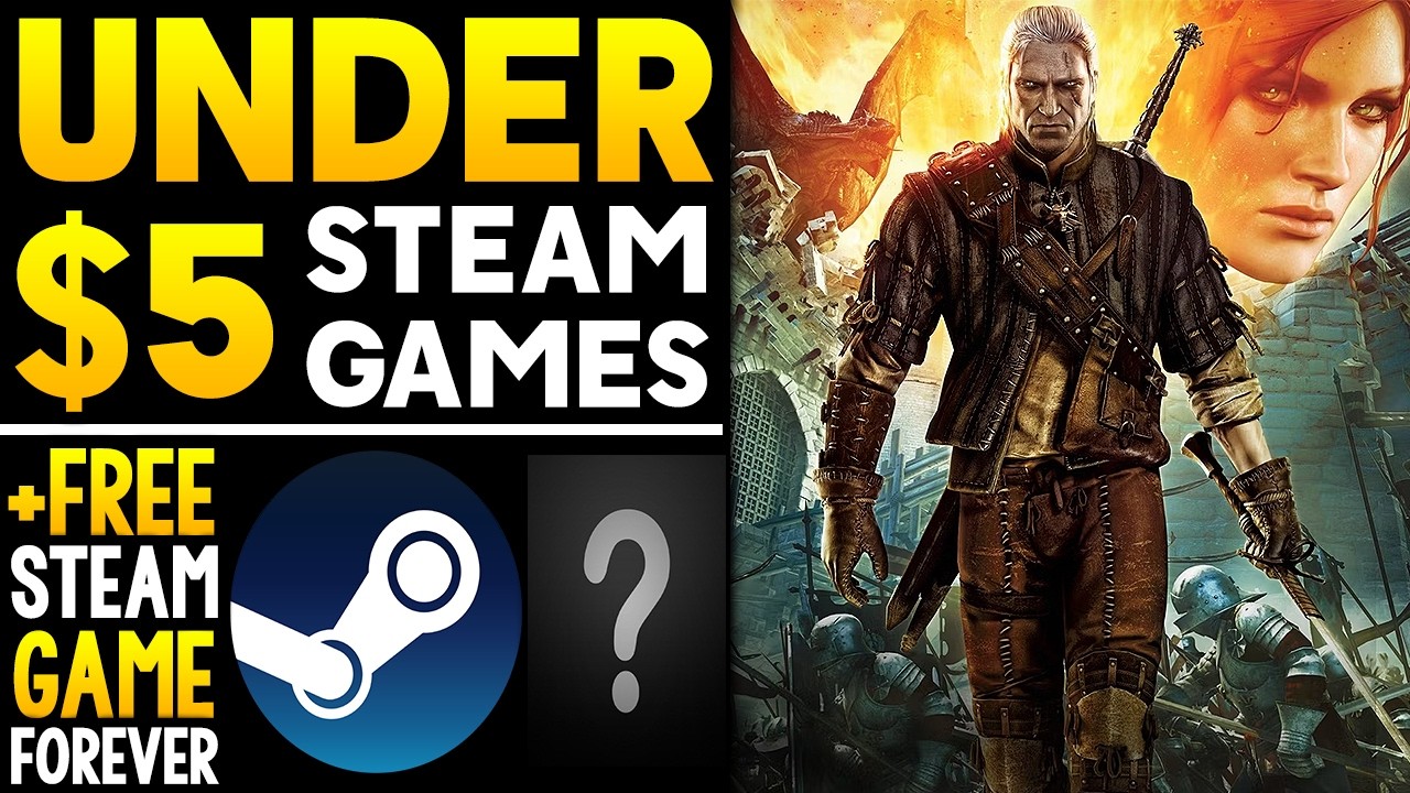AWESOME STEAM GAME DEALS UNDER $5 - 1 GAME IS FREE FOREVER!