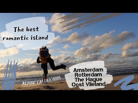 Trip around Netherlands. Rotterdam. Amsterdam. The best romantic island Oost Vlieland.