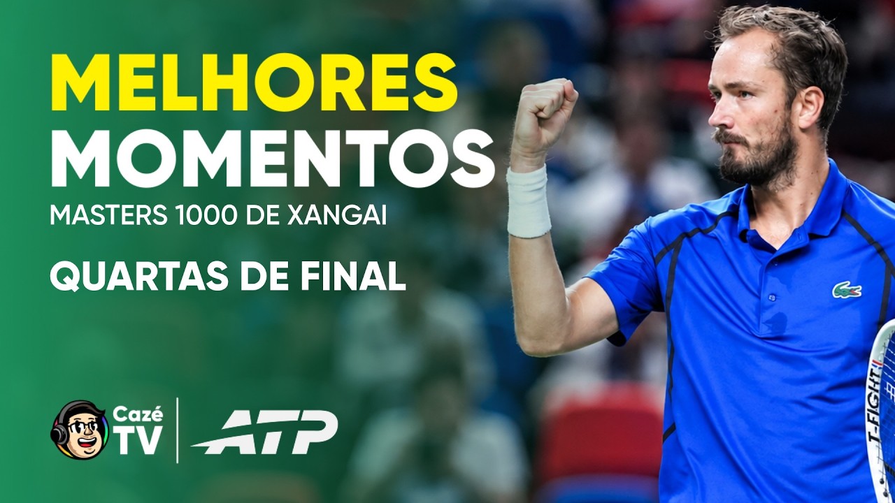MEDVEDEV NAS SEMIS! JODAR BATE RUUD E ENCARA O RUSSO | QUARTAS DE FINAL | MASTERS 1000 DE XANGAI