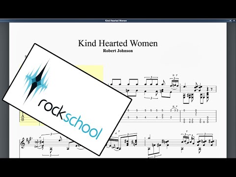 Kind Hearted Women (2016) Rockschool Grade 8 Acoustic Guitar