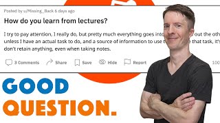 Learning Scientist Answers Questions from Reddit