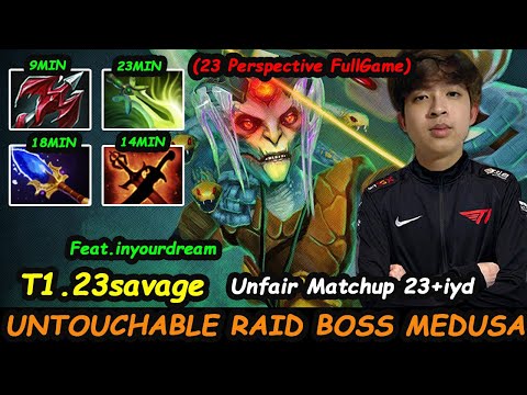 23savage Medusa  Raid Boss Medusa Aghanim Build Feat InyourdreaM Dota 2 Perspective Full Gameplay