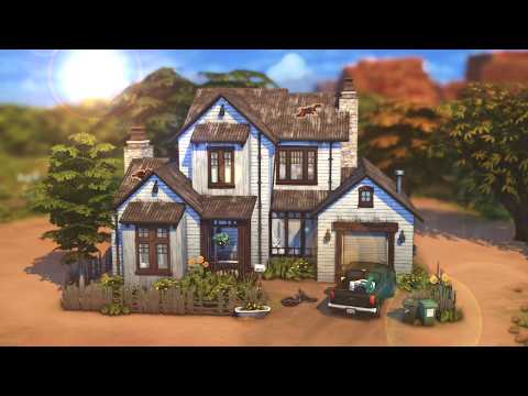 Realistic Rundown Cluttered Family Home Stop Motion | No CC | The Sims 4