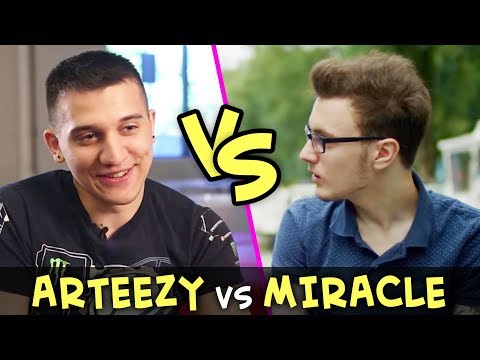 MIRACLE vs ARTEEZY — carries battle in MMR