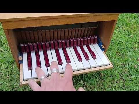chromatic toy piano 20 keys Michelsonne - GOOD CONDITION - sound family : celesta mustel musical saw martenot Wurlitzer ... image 4