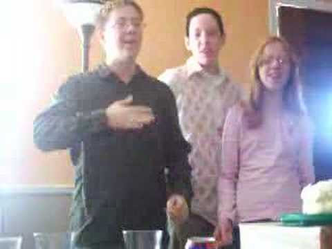 happy birthday in signlanguage and german..