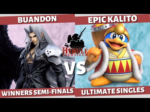 Hyrule Colosseum #4 - WINNERS SEMI FINALS: BUANDON (Sephiroth) VS EPIC KALITO (DDD) SSBU SINGLES