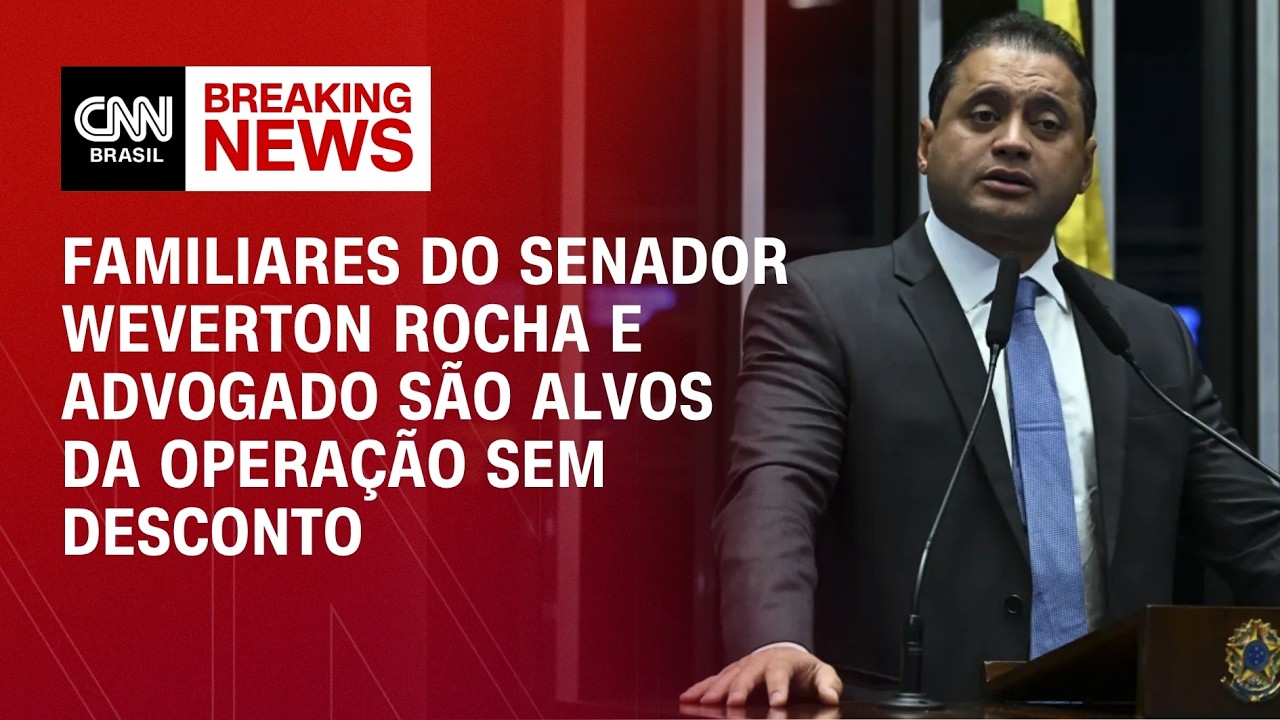 Parentes de senador Weverton Rocha e advogado são alvos de operação da PF | CNN NOVO DIA