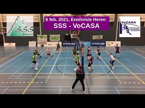 2021-02-06 Bielderman Koetsier/SSS - VoCASA (Highlights 13 minuten) Eredivisie Heren Volleybal