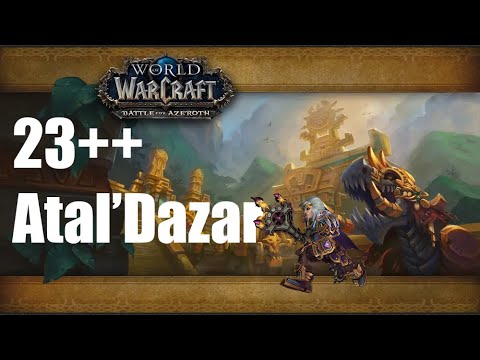 23++ Atal'Dazar | WoW Mythic + | 10.2 Discipline Priest Gameplay | Pug adventures