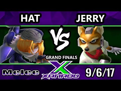 S@X 218 - Jerry (Fox) Vs. Hat (Sheik, Marth) - Smash Melee Grand Finals - SSBM