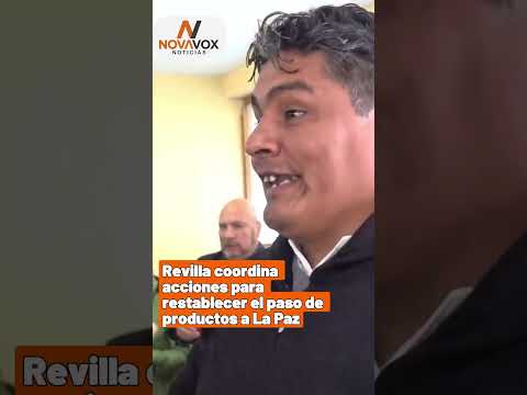 🟠El gobernador de #LaPaz #LuisRevilla coordinó acciones con autoridades de Inquisivi y los Yungas