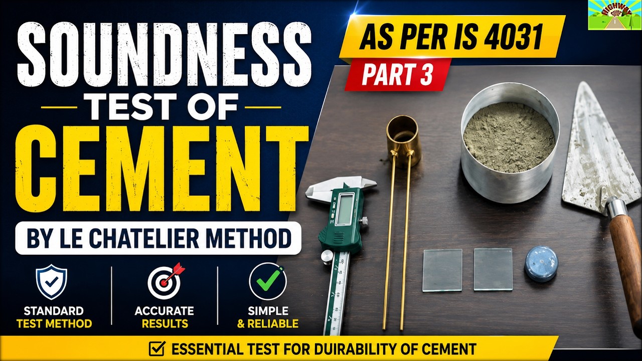 SOUNDNESS TEST OF CEMENT BY LE - CHATELIER METHOD
