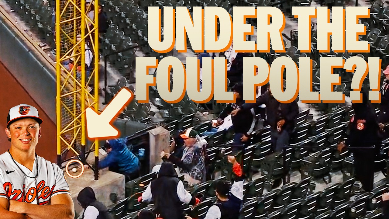 Jackson Holliday’s first homer of 2026 goes UNDER (?!) the foul pole 😳 | MLB Highlights