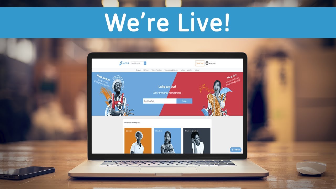 WE'RE LIVE ON ANYTASK | AnyTask