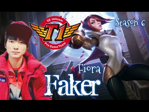 SKT T1 Faker FIORA Top vs Lulu - Patch 6.3 KR | League of Legends