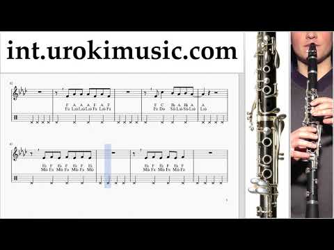 BLOW Sheet Music Clarinet - Ed Sheeran BLOW Tutorial