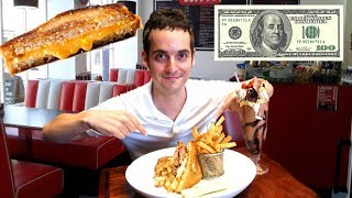$5 vs $100 GRILLED CHEESE Sandwich Challenge in NYC !