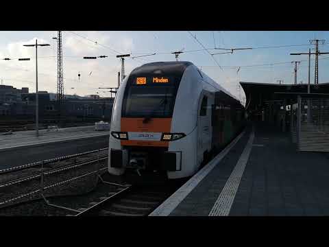 Dortmund Hbf RE6 89719 RRX 462 043 von Köln Bonn Flughafen nach Minden Westf 12.12.2022