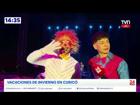Circo sobre hielo llega a Curicó | 24 Horas TVN - Red Maule