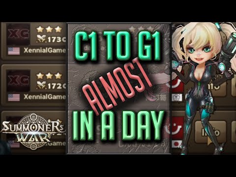 How I climbed RTA C1 to (almost) G1 final day : Summoners War