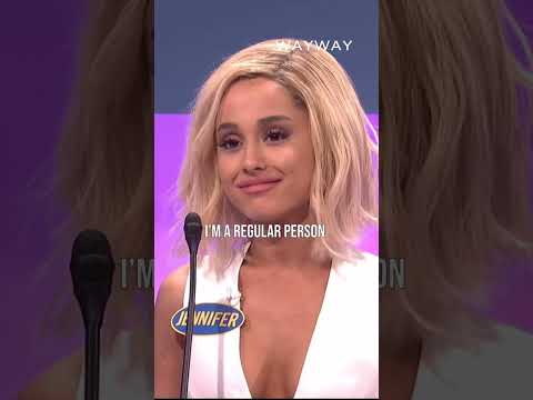 Ariana Grande does PERFECT Jennifer Lawrence impression 🤣 #shorts
