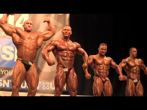 NABBA Universe 2014 - Men Pro - Line-up & Quarter Turns