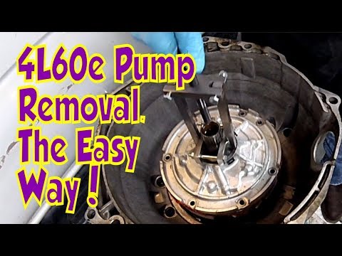 4L60e Transmission Pump Removal. Fast and Easy!