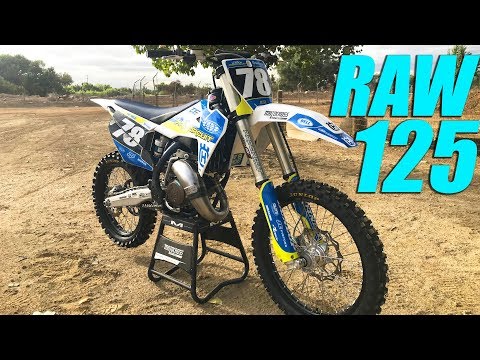 RAW 2 Stroke Husqvarna TC125 Pro Circuit Project - Motocross Action Magazine