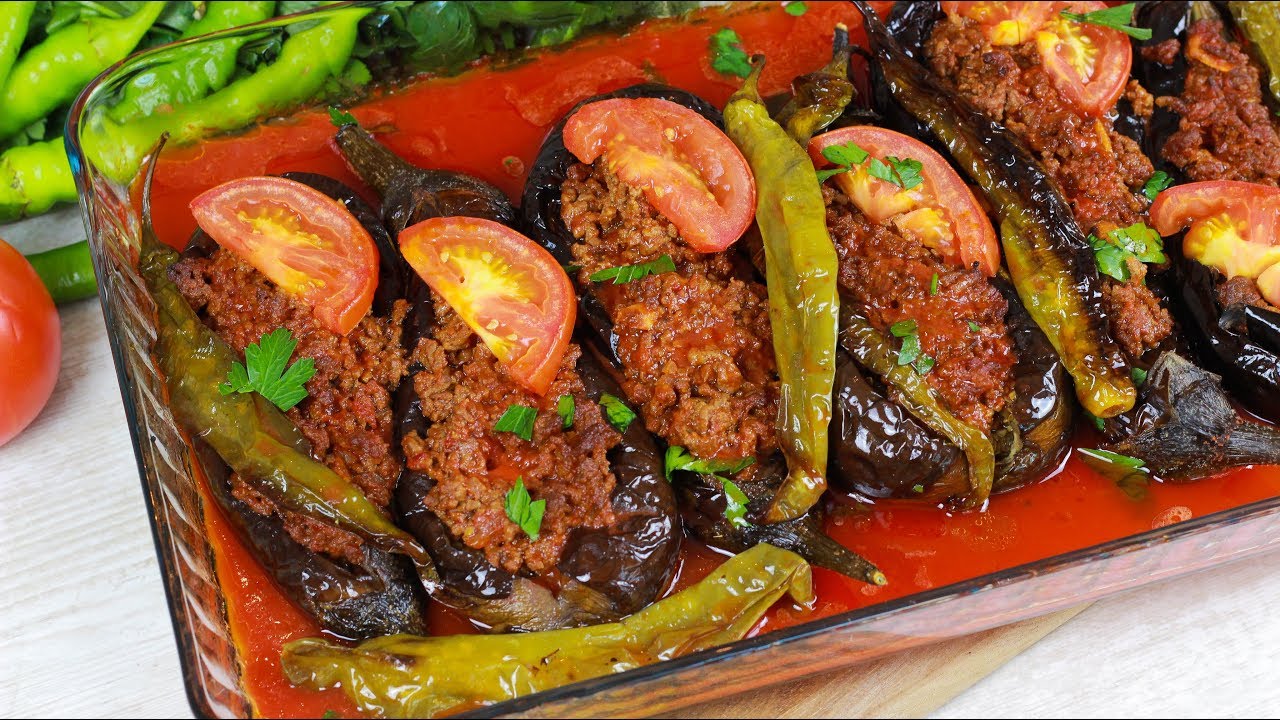 Gefüllte Auberginen auf türkische Art - Einfache Rezepte