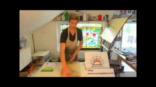 Three: Leading up and Soldering - Stained Glass Leaded Window Making Techniques