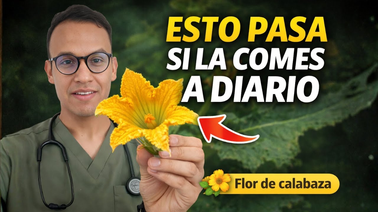 ESTO PASA si comes FLOR DE CALABAZA DIARIO