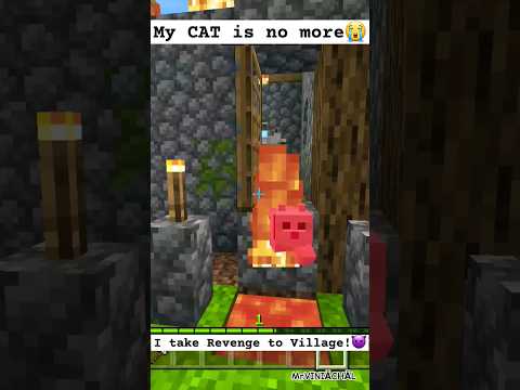 EMOTIONAL: Saying Goodbye to My Cat in Minecraft Shorts 😢