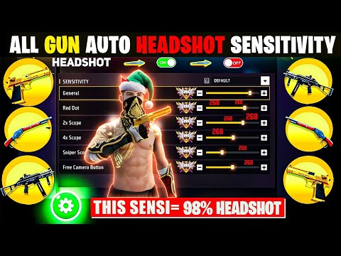 Free Fire Auto Headshot Trick 2025 Sensitivity | 2gb, 4gb, 6gb Ram Headshot Sensitivity Setting