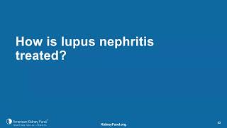Webinar | Get Looped in on Lupus Nephritis | Lupus and Kidney Disease | AKF