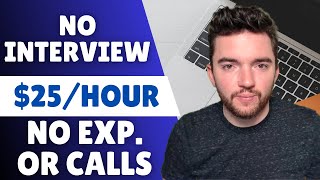 3 Part-Time NO INTERVIEW NO EXPERIENCE Work From Home Jobs Paying $25/Hour with No Phone Calls 2023