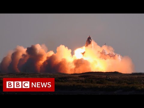 埃隆-馬斯克的 "星際飛船 "原型產生了巨大的影響 - BBC News (Elon Musk's Starship prototype makes a big impact - BBC News)