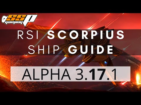Star Citizen | RSI Scorpius Ship Guide, Tour, Upgrades - Alpha 3.17.1