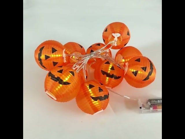 Vídeo relacionado con Pipihome Halloween Pumpkin Lantern, Plegables de Calabaza de Infantil Adulto, Lámpara LED Decorativa, Halloween Interior Casa Decoración